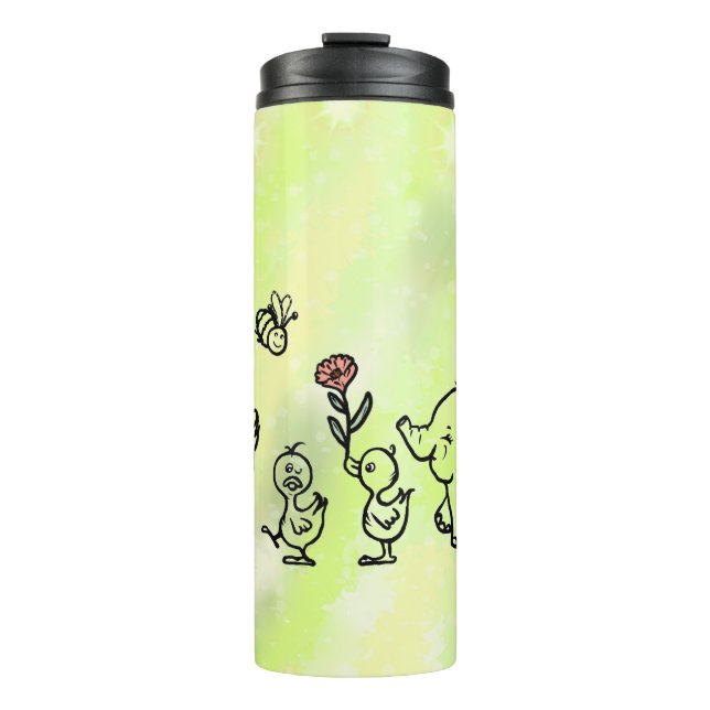 colorful thermal tumbler (Front)