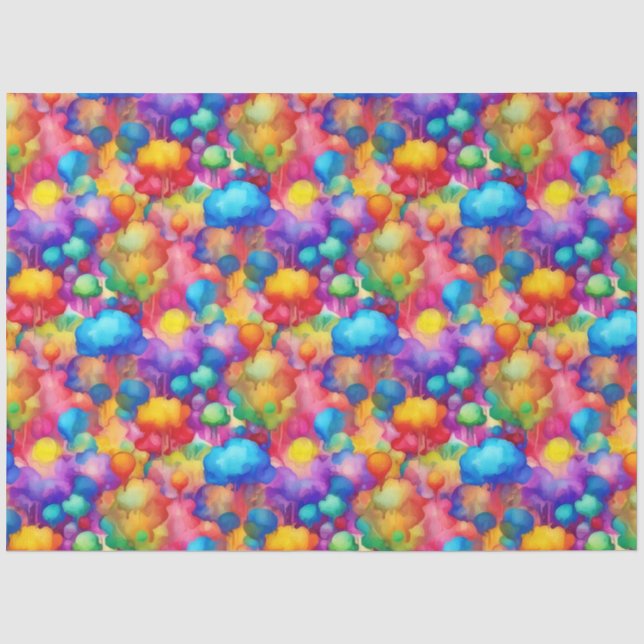 Colorful Thoughts Tissue Paper (Front)