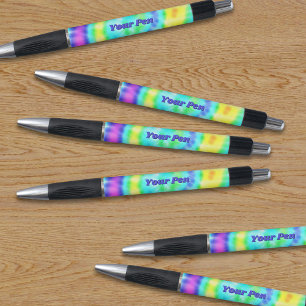 Colorful Tie Dye Cute Personalized Pen