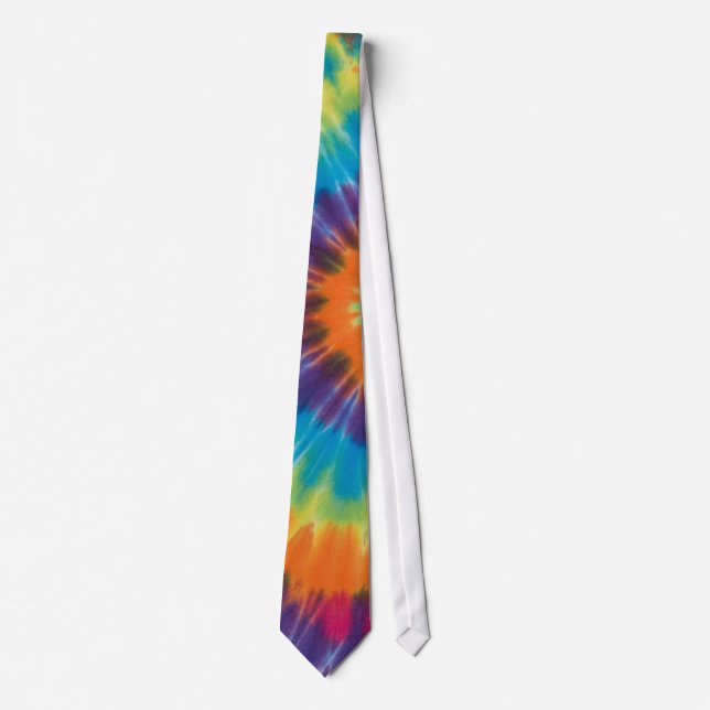 Colorful tie-dye  tie (Front)