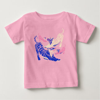 Colorful Tigers Baby T-Shirt