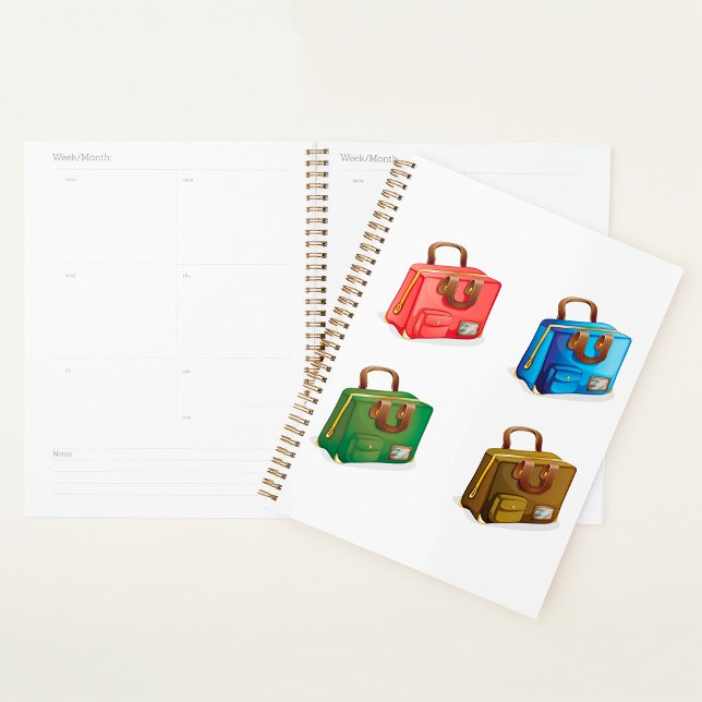 Colorful Travel Briefcase Collection Planner (Creator Uploaded)