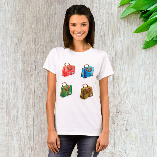 Colorful Travel Briefcase Collection T-Shirt