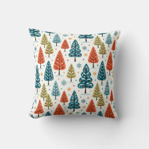 Colorful Trees Cushion