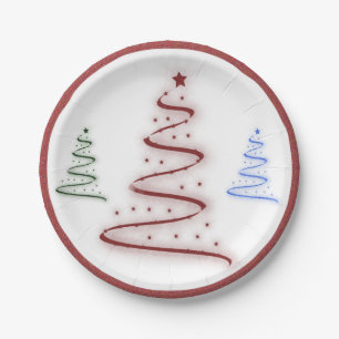 Colorful Trees- Paper Plate