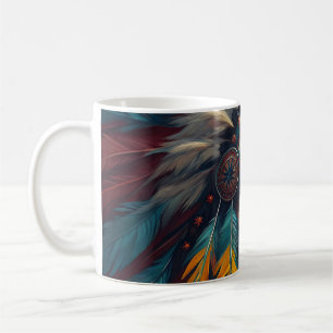 Colorful Tribal Spirit Art Print Coffee Mug