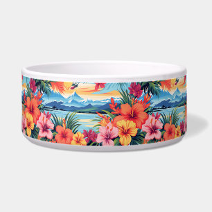 Colorful Tropical Flowers & Landscape