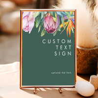 Colorful Tropical | Green Cards and Gifts Custom