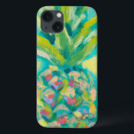 Colorful Tropical Pineapple iPhone 13 Case<br><div class="desc">Colorful Tropical Pineapple. Artist: Jennifer Goldberger. Image ID: 106375GG.</div>