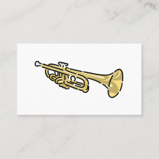 Colorful Trumpet Logo Business Card