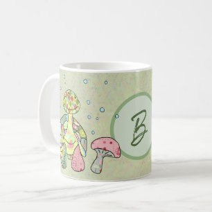 colorful turtle coffee mug