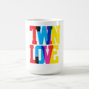 Colorful Twin Love Coffee Mug