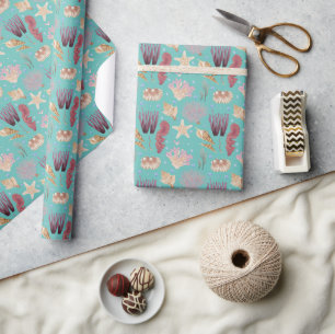 Colorful Underwater Life Pattern Wrapping Paper