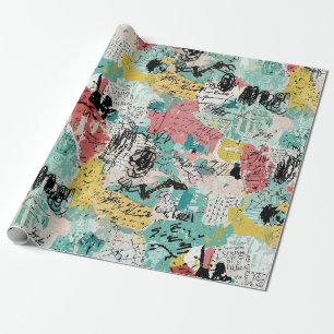 Colorful Urban Graffiti Pattern (2) Wrapping Paper