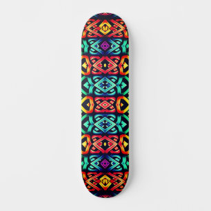Colorful Urban Street Art / Graffiti Inspired  Skateboard