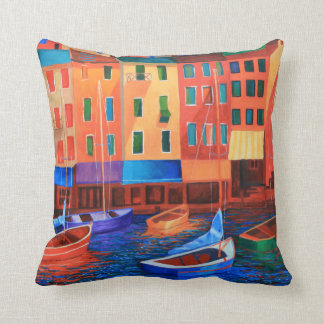 Colorful Village Accent Cushion