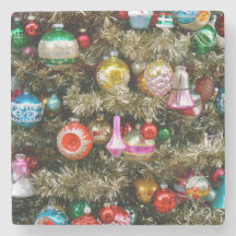 Colorful Vintage Christmas Tree Ornaments