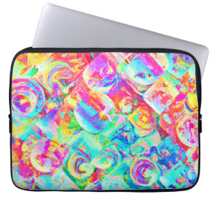 Colorful Vivid Abstraction Pattern Laptop Sleeve