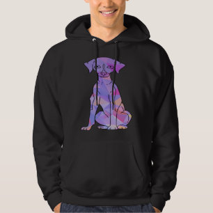 Colorful Whippet Hoodie