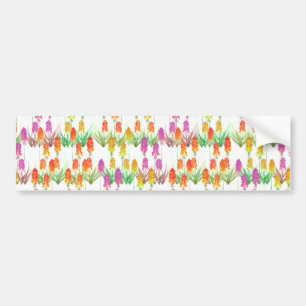 Colorful Wildflowers Bumper Sticker