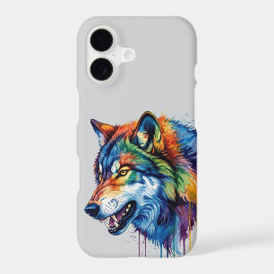 Colorful wolf