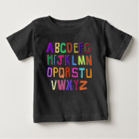 Colorful Wonky Alphabet Letters