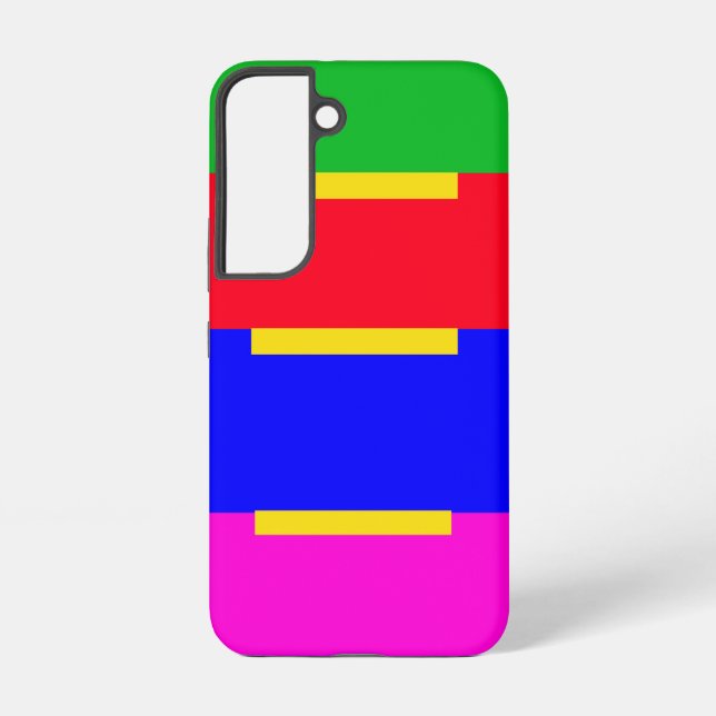 Colorful yellow steps S22 Samsung Galaxy S22 Case (Back)