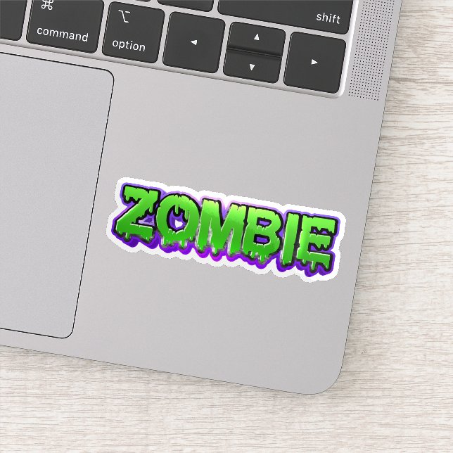 Colorful zombie sticker  (Detail)
