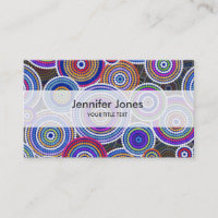Colorfull Aboriginal Dot Art Pattern