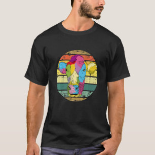 Colorfull Cow Vintage Cow Farmer Farm Animal T-Shirt