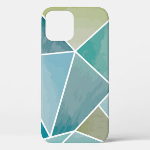 colorfull digital wall tiles iPhone 12 case