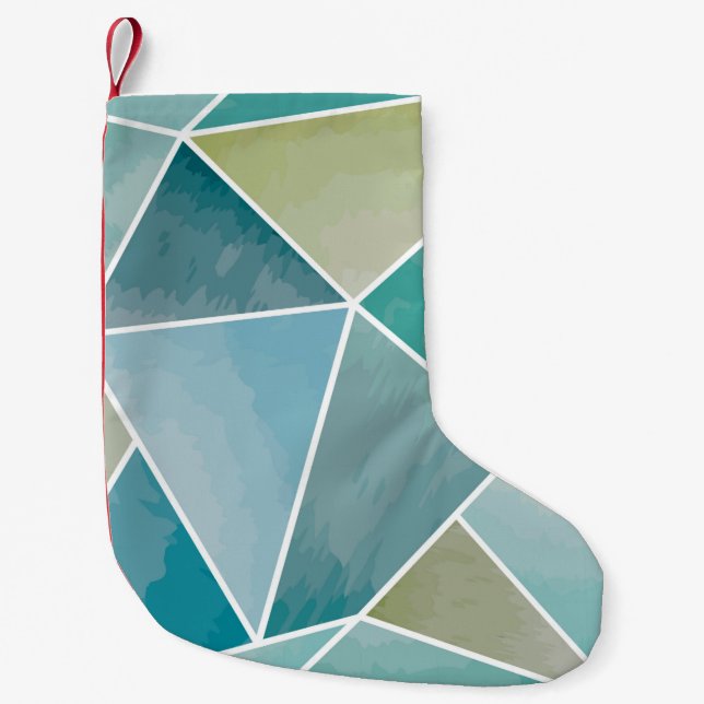 colorfull digital wall tiles small christmas stocking (Front)