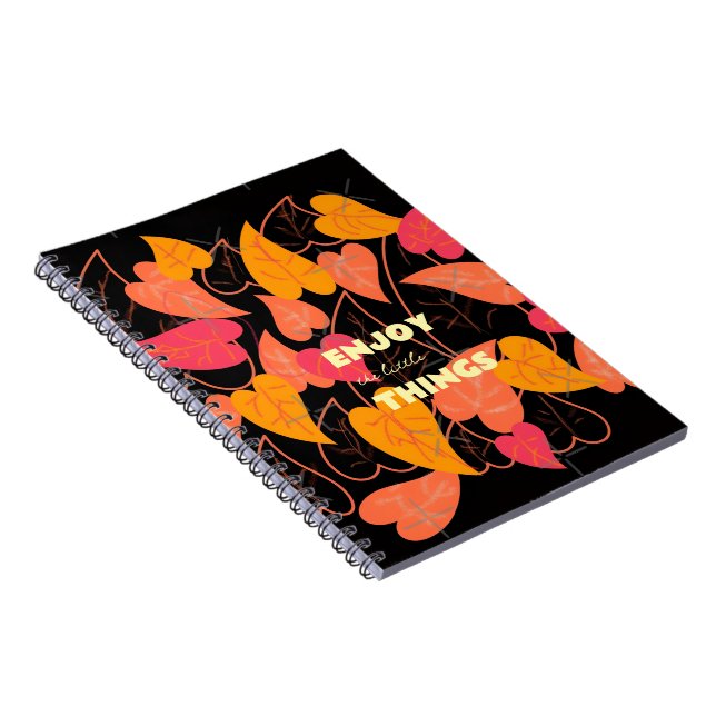 Colorfull leaves notebook (Right Side)