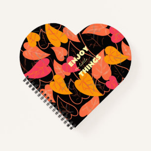 Colorfull leaves notebook