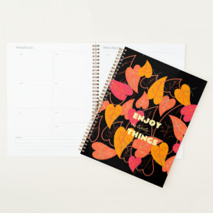 Colorfull leaves planner