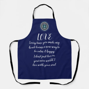 COLORFULL MODERN FLOWER GIFT DAUGHTER SISTER MOM  APRON