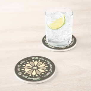 COLORFULL MODERN FLOWER GIFT DAUGHTER SISTER MOM COASTER