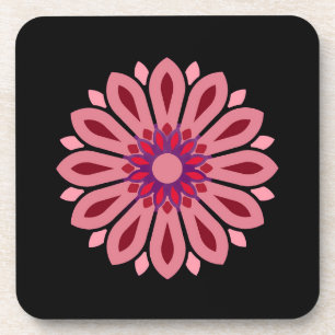 COLORFULL MODERN FLOWER GIFT DAUGHTER SISTER MOM COASTER