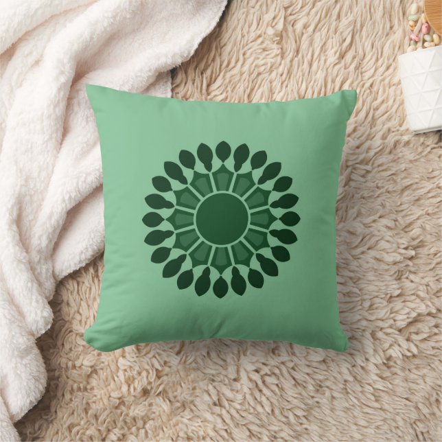 COLORFULL MODERN FLOWER GIFT DAUGHTER SISTER MOM CUSHION (Blanket)