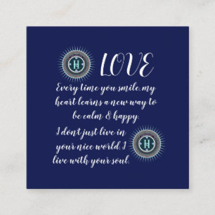 COLORFULL MODERN FLOWER GIFT DAUGHTER SISTER MOM ENCLOSURE CARD