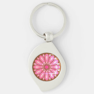 COLORFULL MODERN FLOWER GIFT DAUGHTER SISTER MOM KEY RING