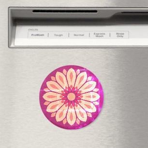 COLORFULL MODERN FLOWER GIFT DAUGHTER SISTER MOM MAGNET