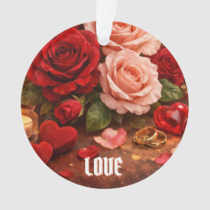 COLORFULL MODERN FLOWER GIFT DAUGHTER SISTER MOM ORNAMENT