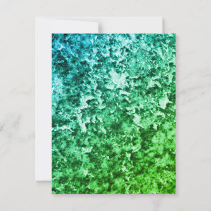 COLORFULL MODERN FLOWER GIFT DAUGHTER SISTER MOM  RSVP CARD