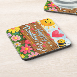 COLORFULL MODERN LOVE GIFT FOR DAUGHTER COASTER