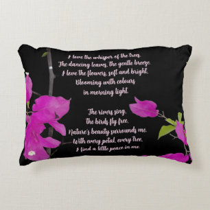 COLORFULL NATURE FLOWER GIFT DAUGHTER SISTER MOM DECORATIVE CUSHION