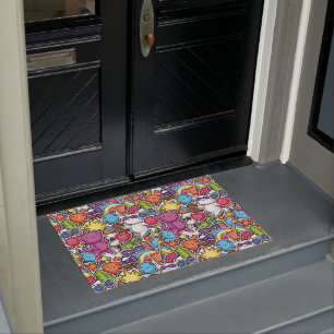 COLORFULL POP ART DOORMAT