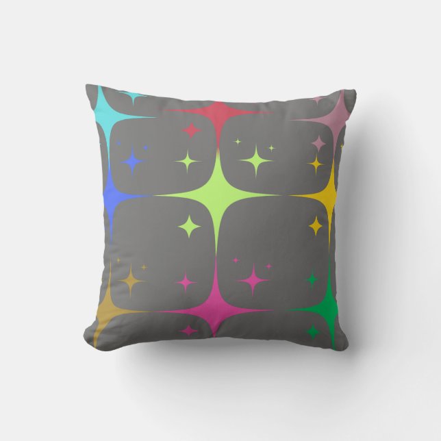 colorfull star  cushion (Front)