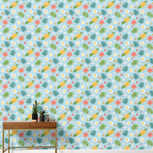 colorfull unisex kids tropical wallpaper