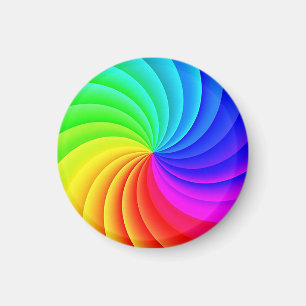 Colorfulm Pinwheel  Magnet